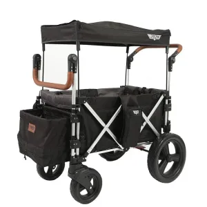 Keenz 7S 2.0 Stroller Wagon, 2 Passenger - Black