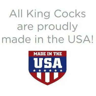 King Cock 11" Two Cocks One Hole - Brown