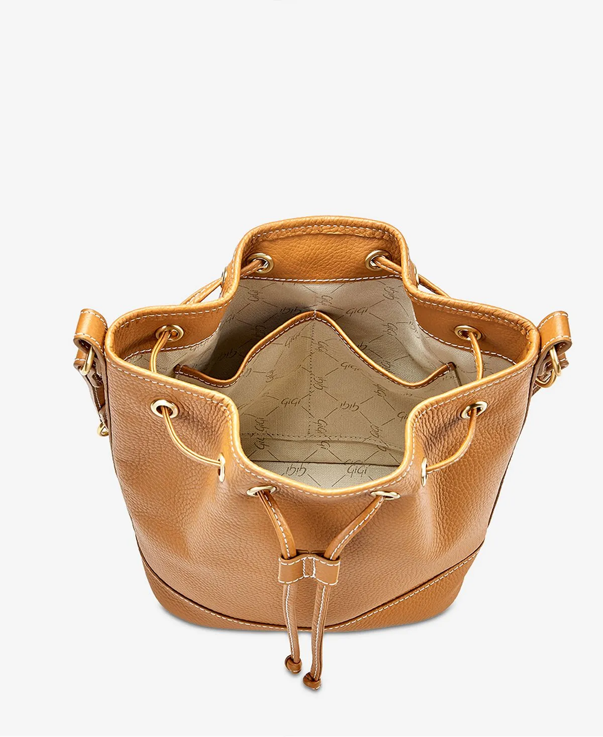 Leather bucket bag Cassie GiGi New York