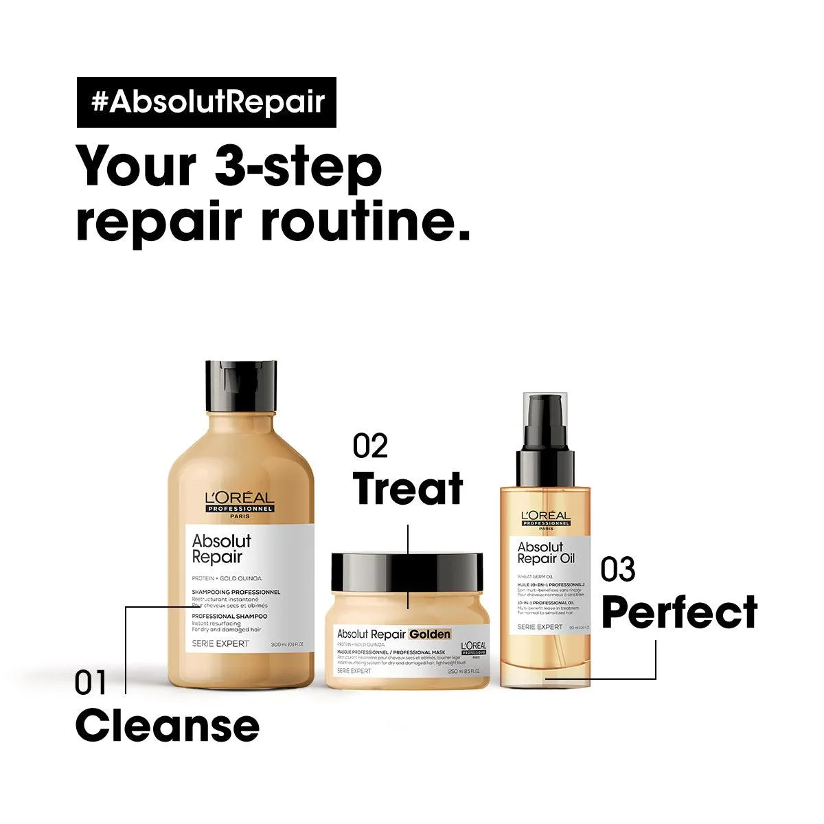 L'Oreal Professional Serie Expert Absolut Repair Golden Mask 250ml