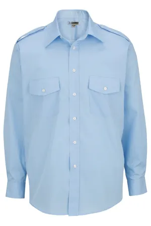 Men's Blue Long Sleeve Navigator Shirt