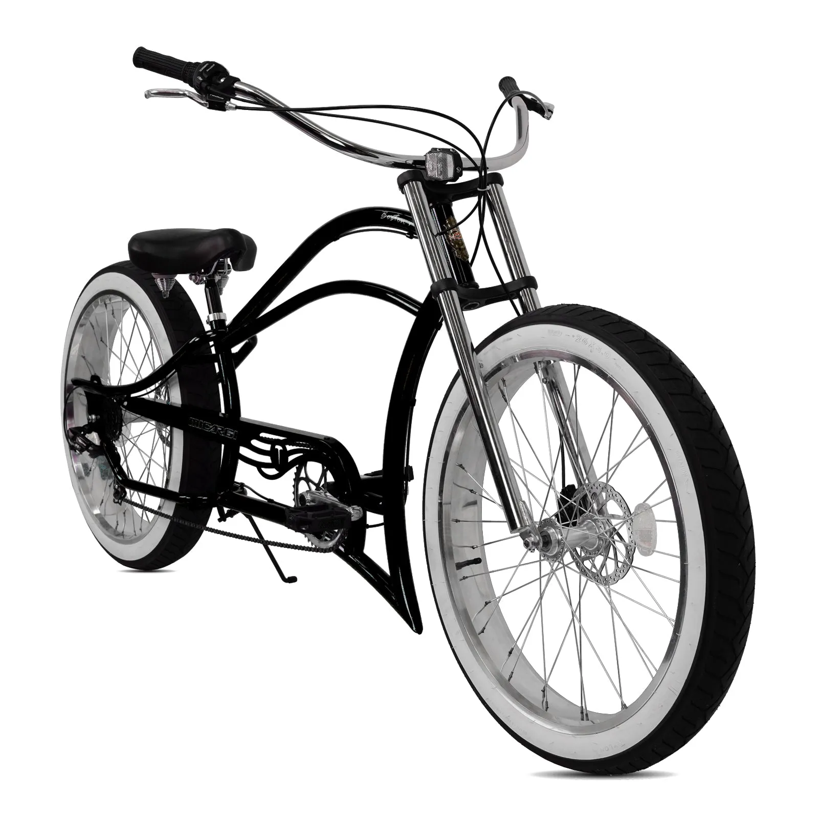 Micargi Bicycles 26" Boston 7-Speed Stretch Cruiser Bicycle