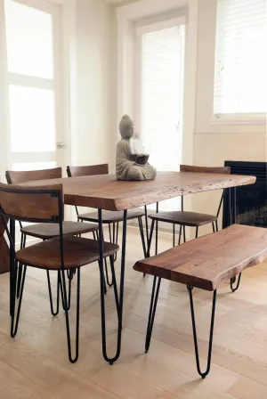 Organic 58" Live Edge Dining Table