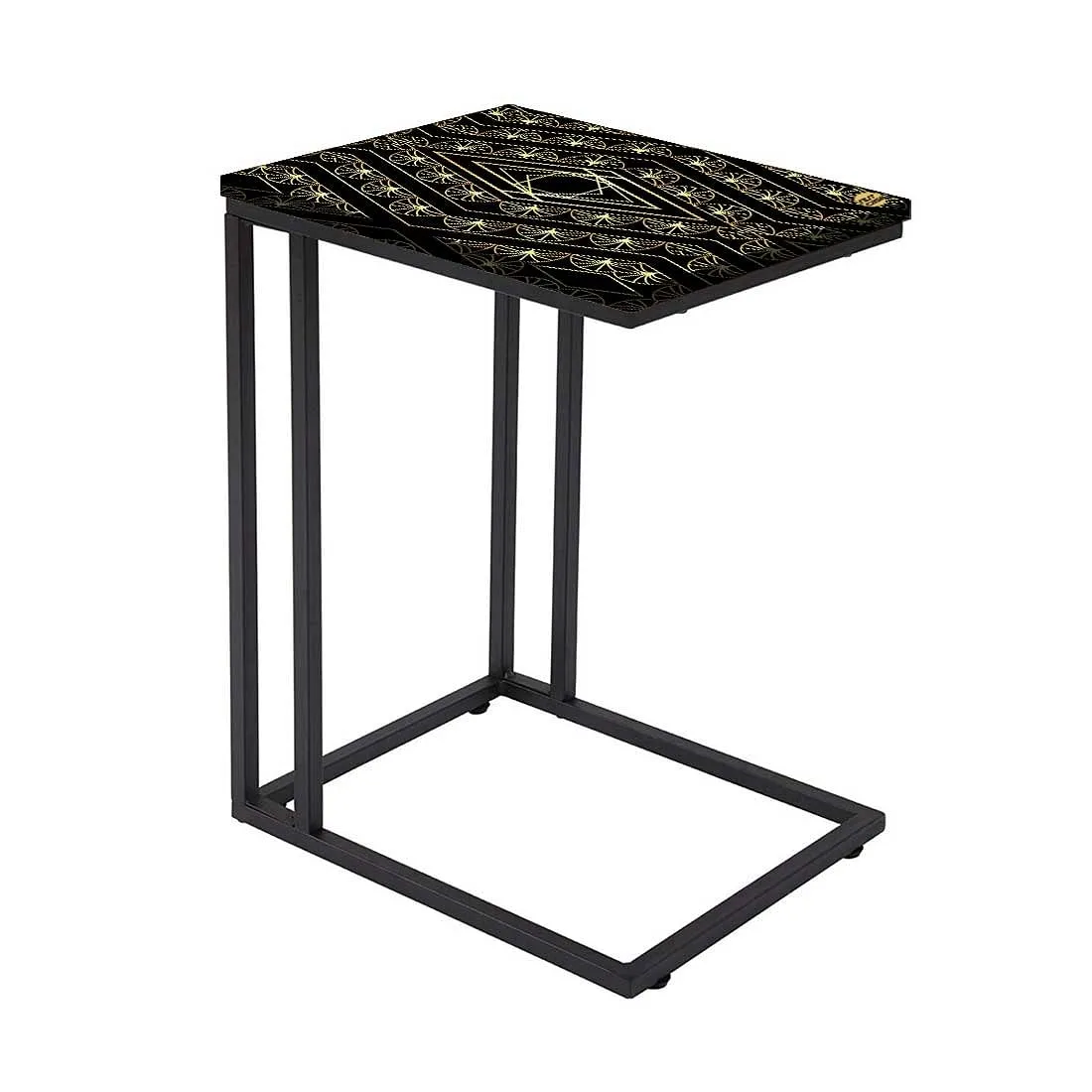 Outdoor Metal C Table -  Retro Pattern