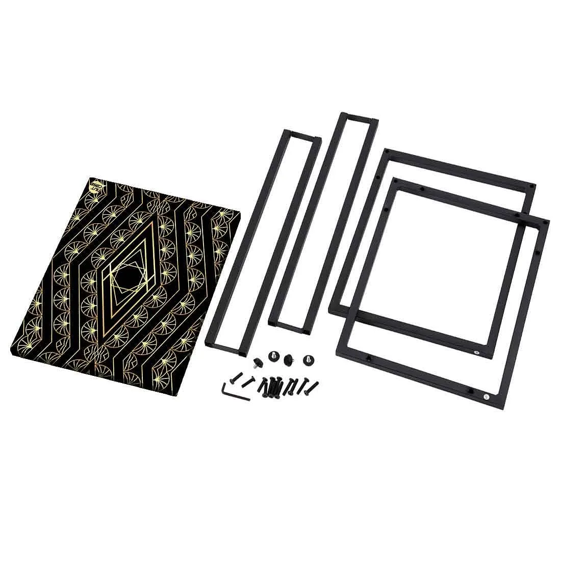 Outdoor Metal C Table -  Retro Pattern