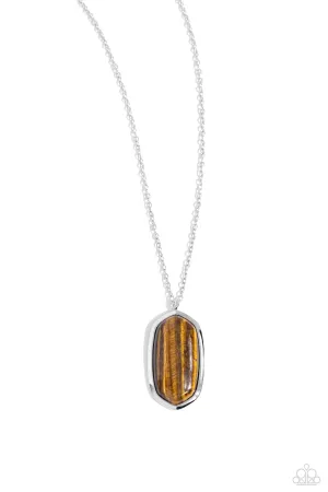 PAPARAZZI STYLE in the Stone - Brown Necklace