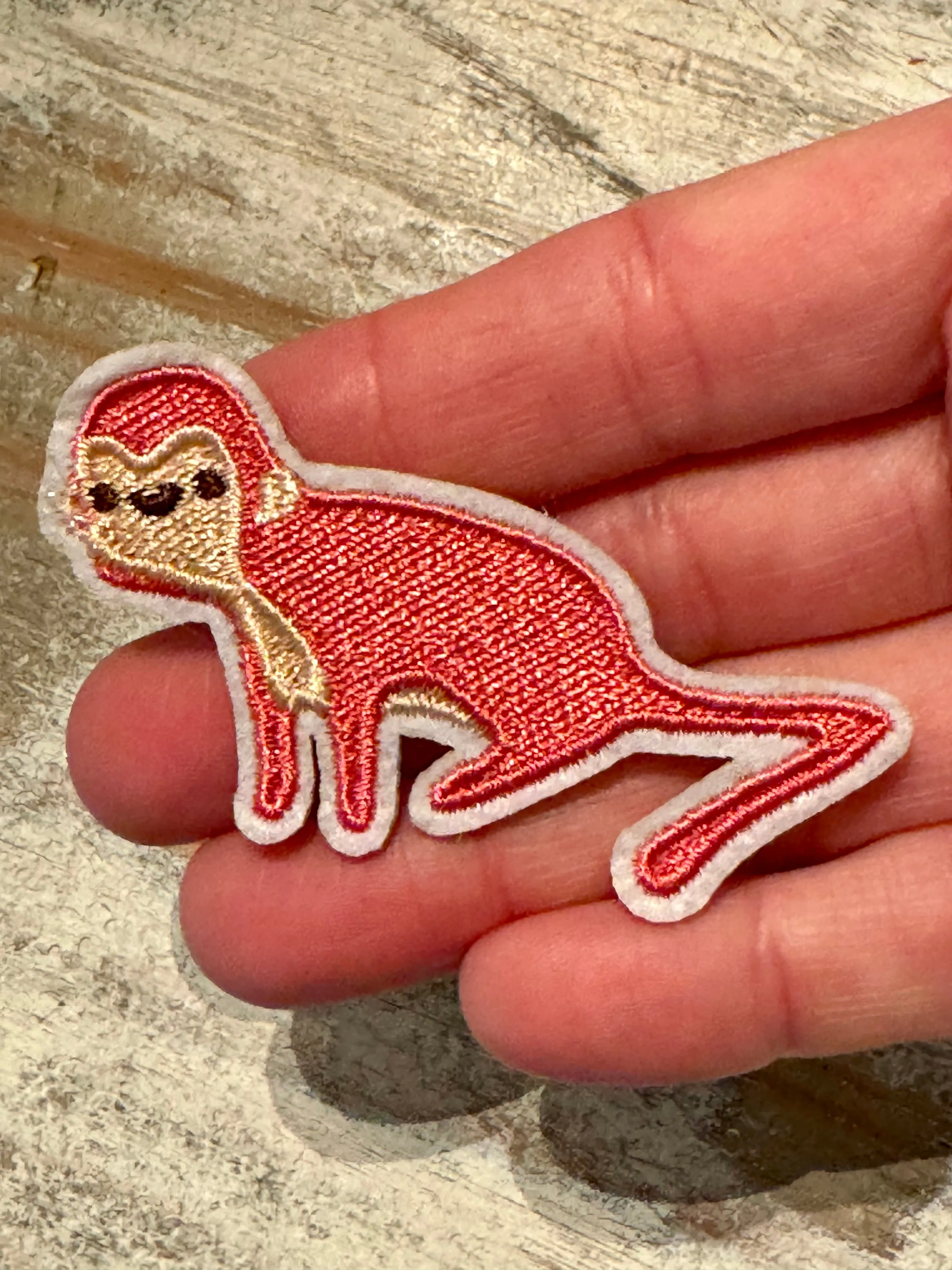Pink Iron On Patches