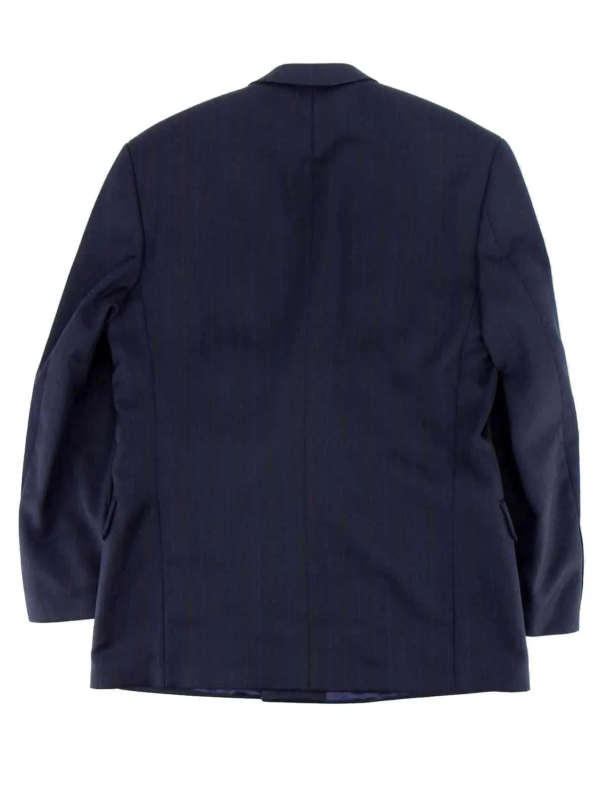 Pinstriped Navy Blue 1940s Look Suit