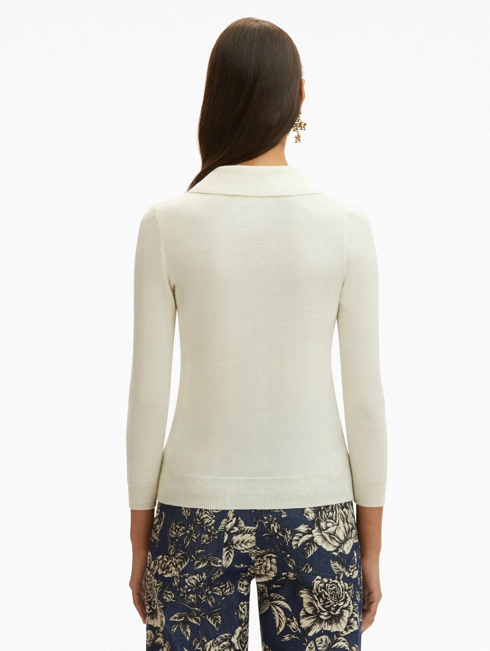 Polo Collared Pullover