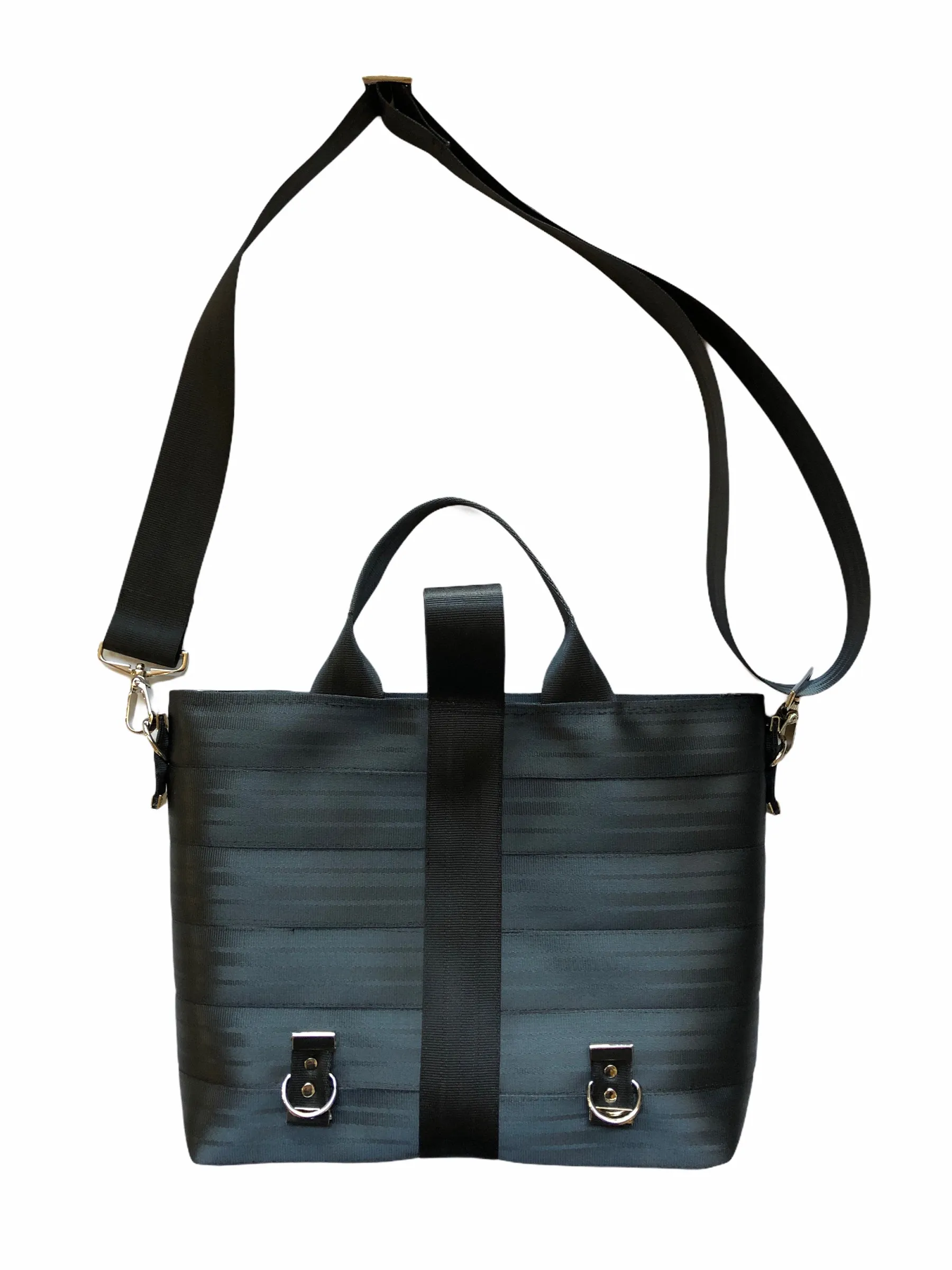 Pure Detroit OFFICIAL -  Convertible Tote Seatbelt Bag - Black PRE ORDER
