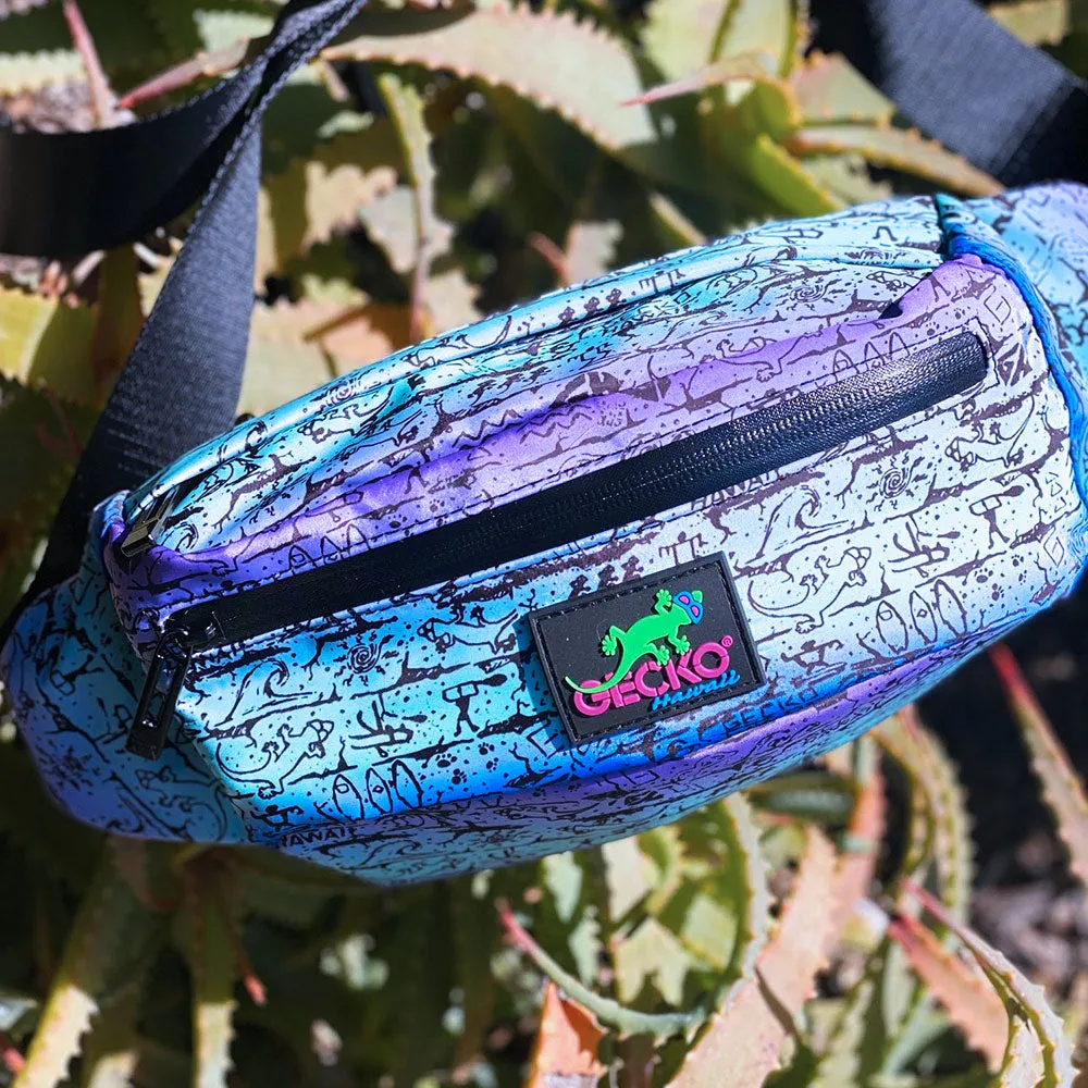 Purple Mint Tie-Dye Fanny/Shoulder Pack