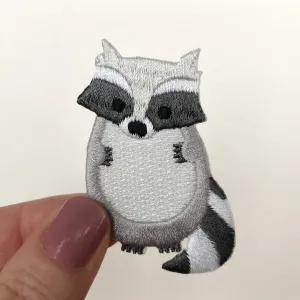 Raccoon Iron-On Patch