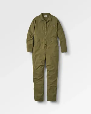 Resonate Organic Cotton Boiler Suit - Khaki