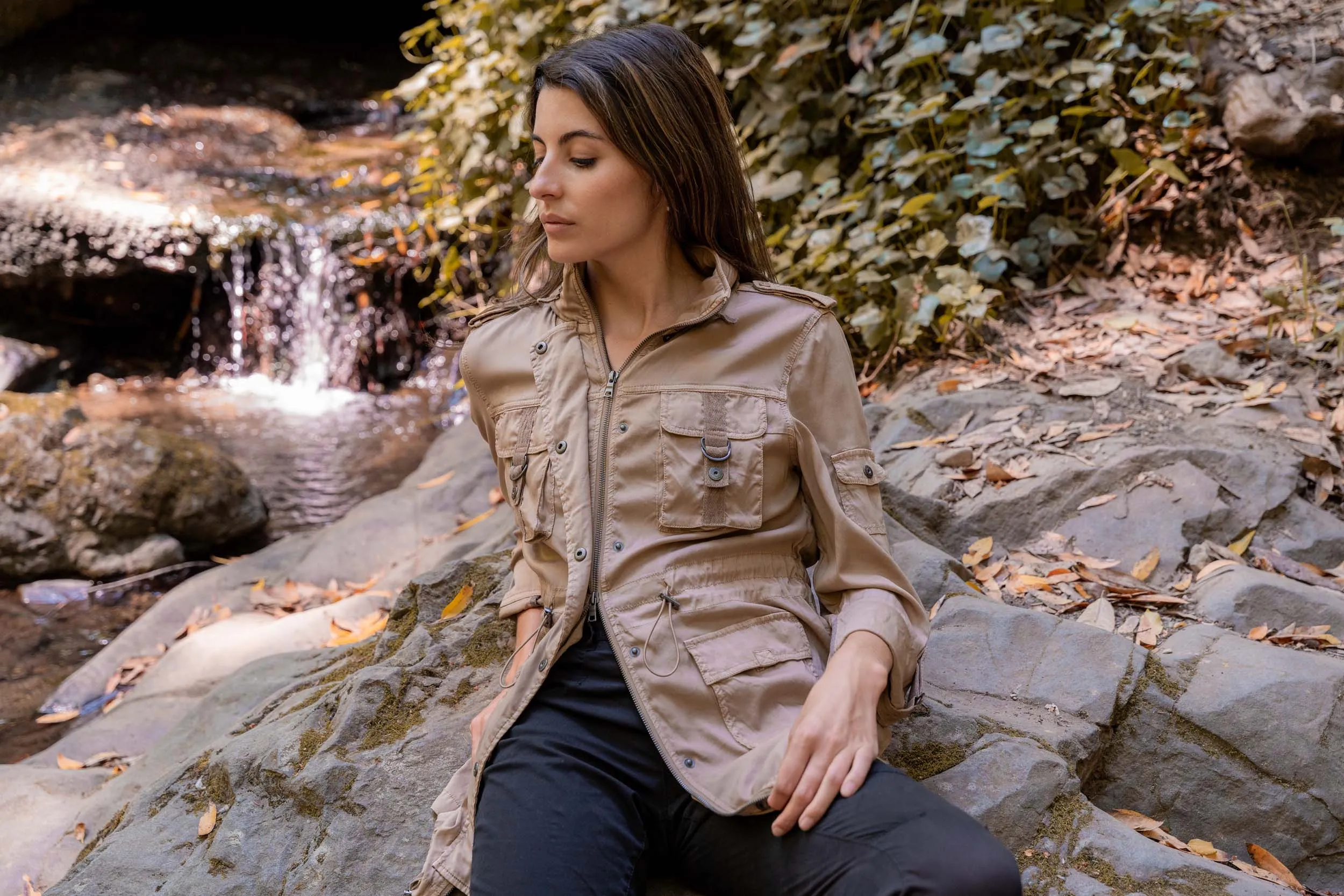 Sabri Stretch Cupro Jacket