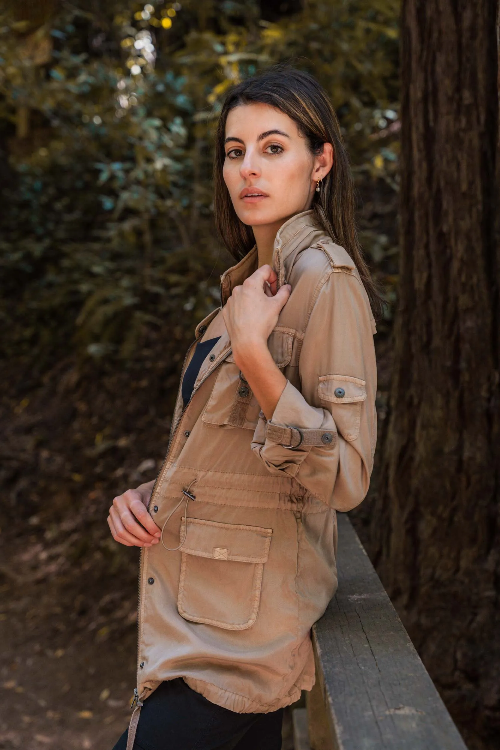 Sabri Stretch Cupro Jacket