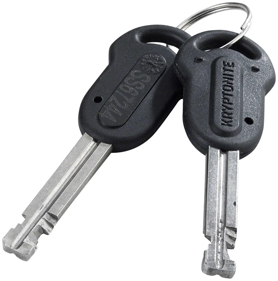 Security - Kryptonite KryptoLok U-Lock - 4 x 9", Includes 4' cable-bracket