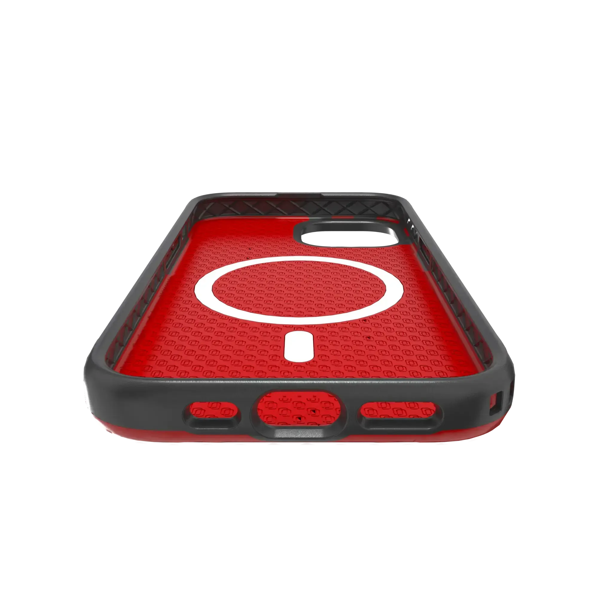 Shock-Absorbent Magsafe® Case for Apple iPhone 15 | Scarlet Red | Fortitude Series