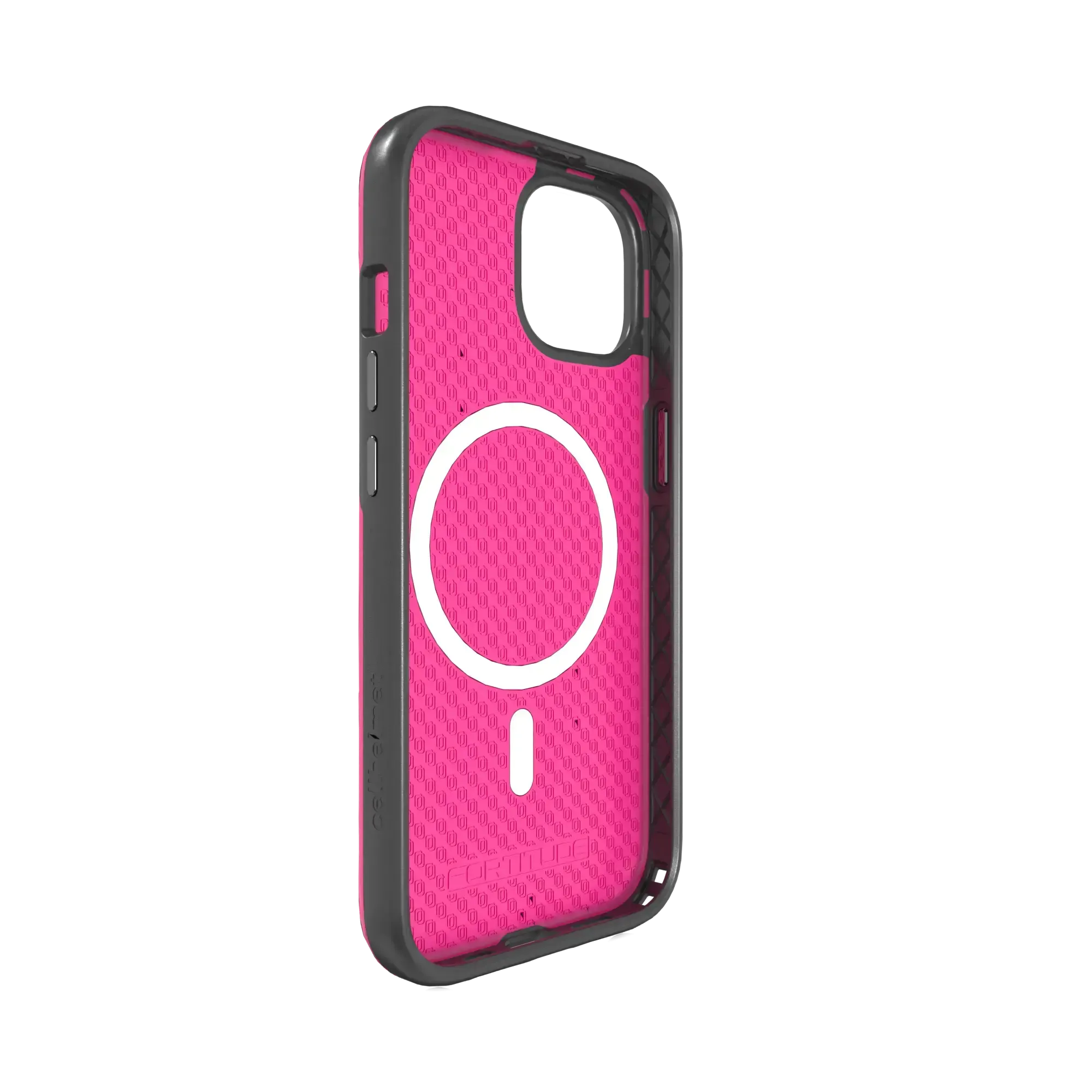 Shock-Absorbent Magsafe® Case for Apple iPhone 15 | Vivid Magenta | Fortitude Series