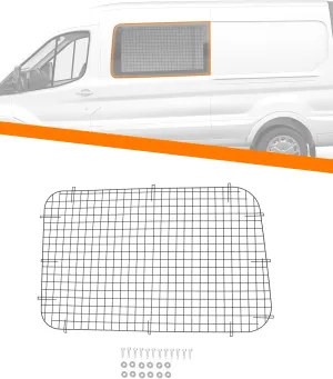 Side Security Window Screens for 2015-2024 Ford Transit High/Medium Roof