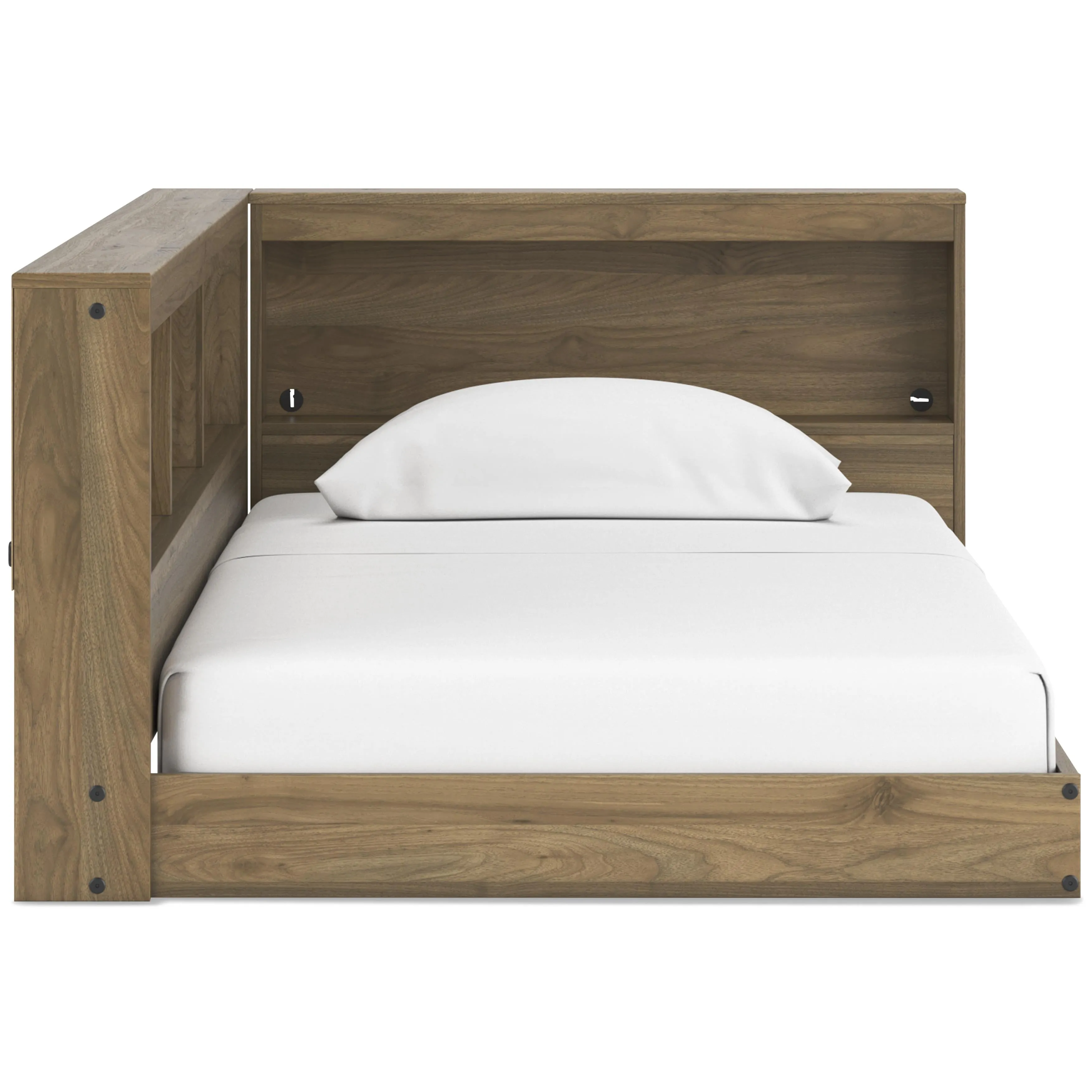 Signature Design by Ashley Deanlow Twin Bookcase Bed with Storage EB1866-163/EB1866-182