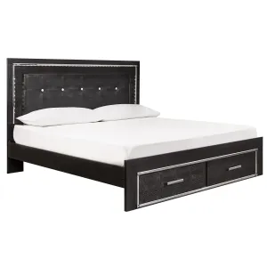 Signature Design by Ashley Kaydell King Upholstered Panel Bed with Storage B1420-58/B1420-56S/B1420-97