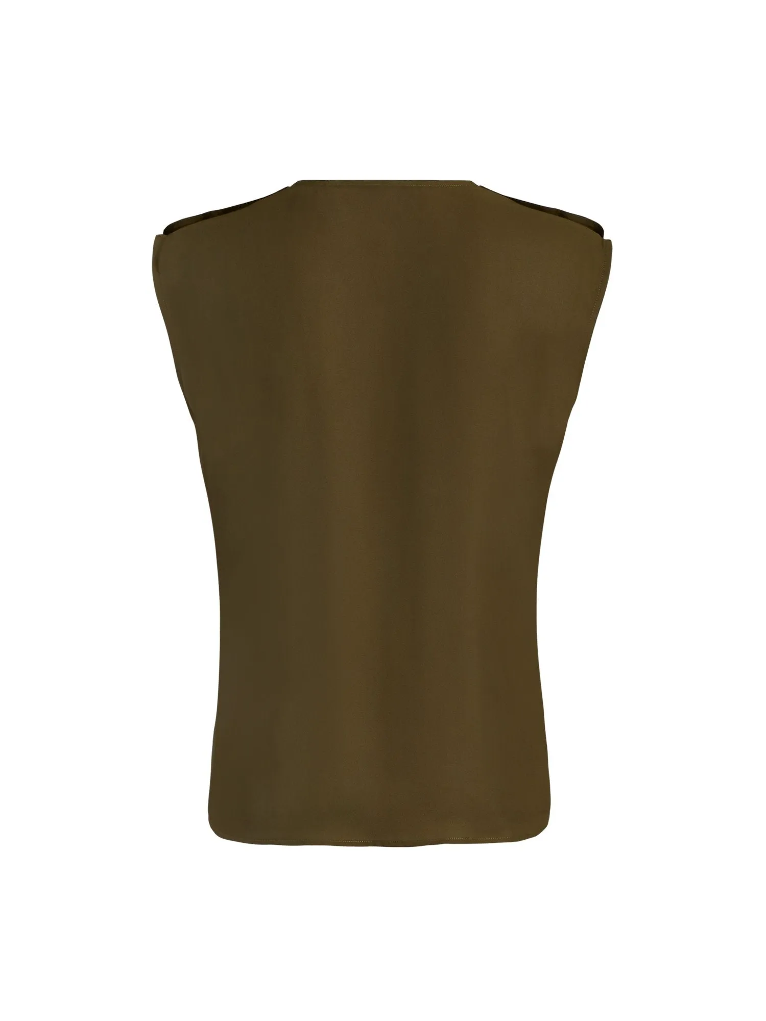 Sleeveless Pull-Over Utility Blouse
