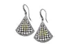 SS 18K BEADED DESIGN EARRING