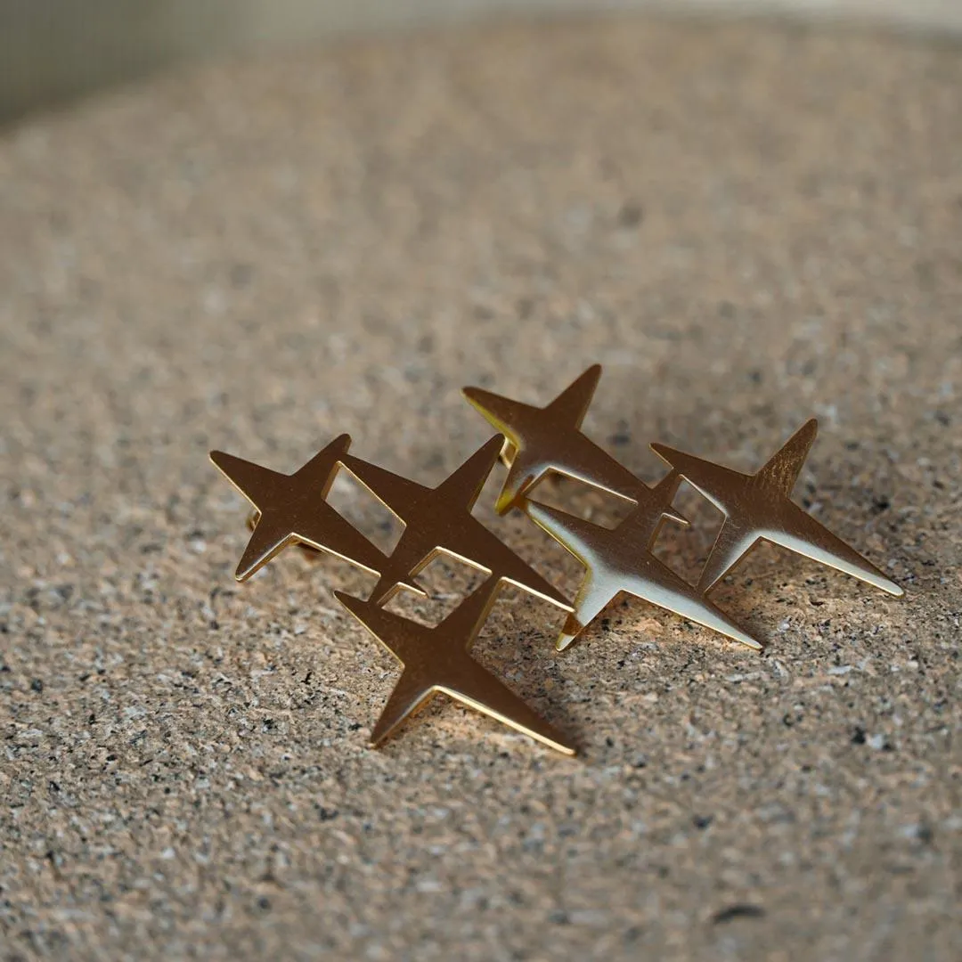 Star cluster Stud earring
