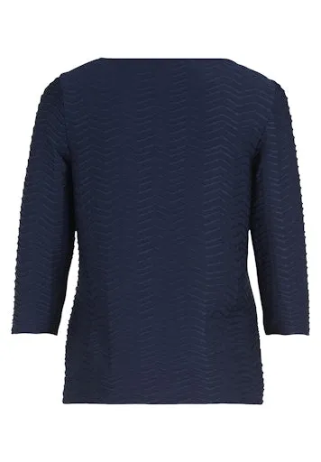 Structured Shirt With Boat Neck