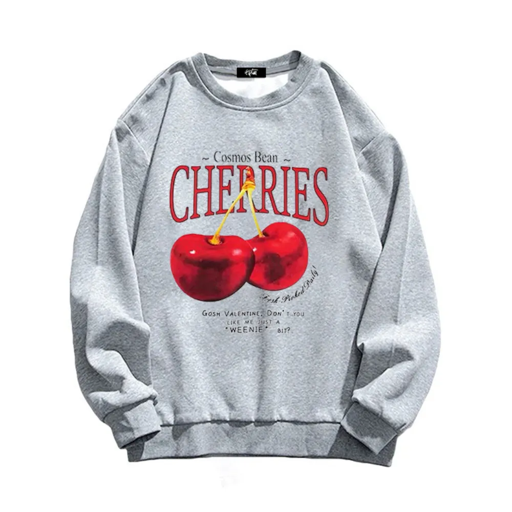 “Style trendy design realistic cherry letter” Sweatshirt
