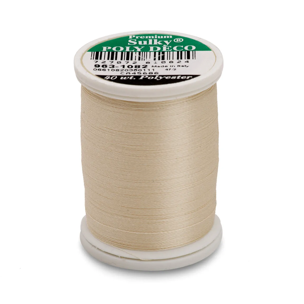Sulky 40 Wt. Poly Deco Thread - Whites, Greys, Browns, Blacks, Other Dark Tones