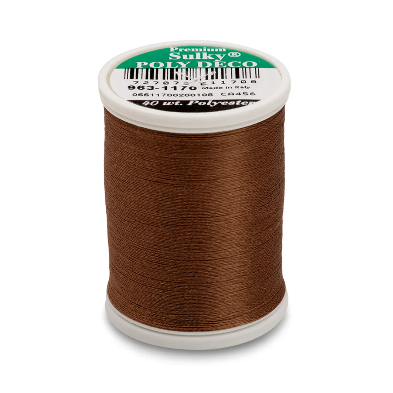 Sulky 40 Wt. Poly Deco Thread - Whites, Greys, Browns, Blacks, Other Dark Tones