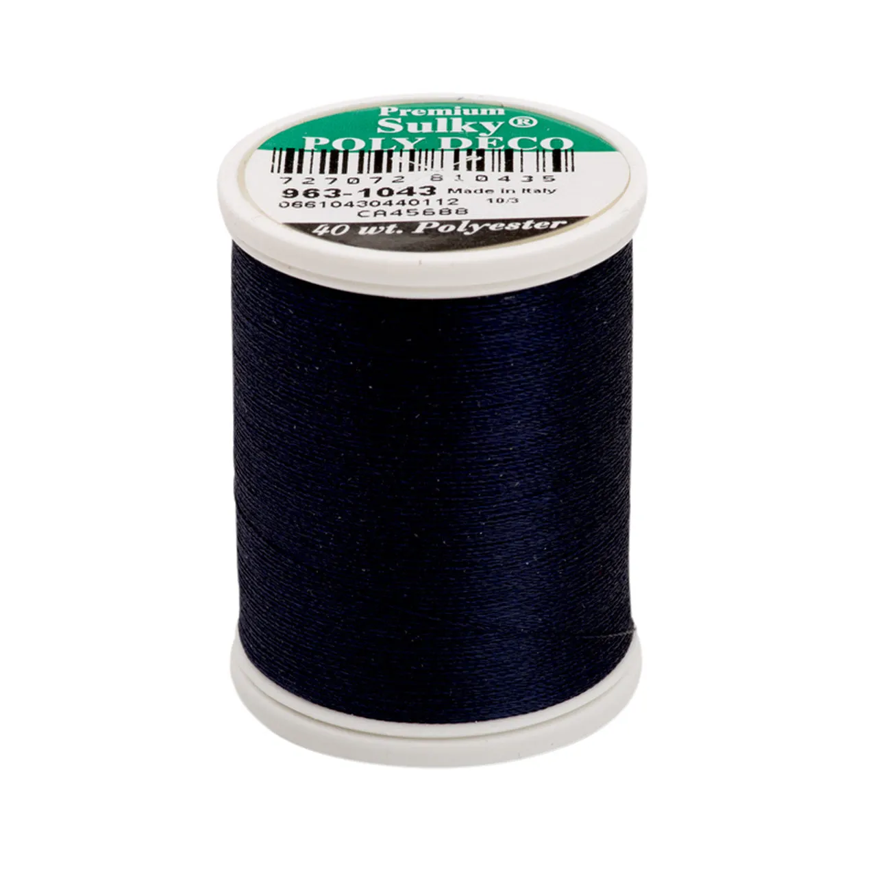 Sulky 40 Wt. Poly Deco Thread - Whites, Greys, Browns, Blacks, Other Dark Tones