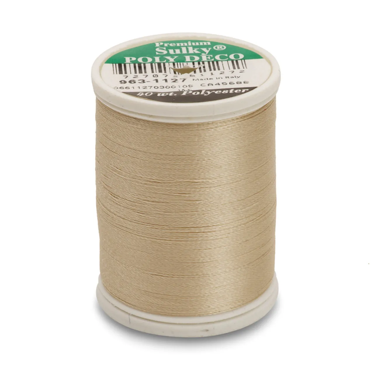 Sulky 40 Wt. Poly Deco Thread - Whites, Greys, Browns, Blacks, Other Dark Tones