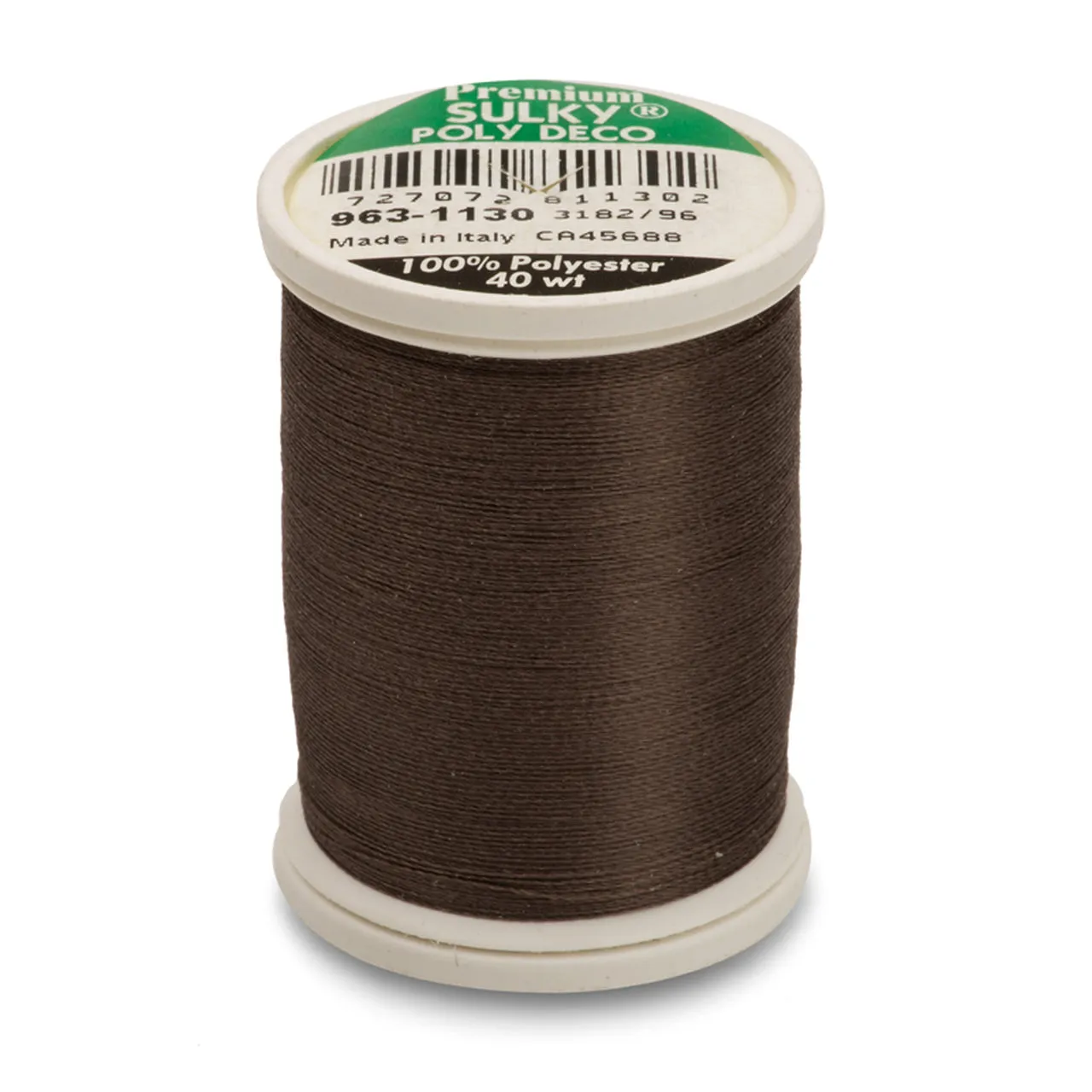Sulky 40 Wt. Poly Deco Thread - Whites, Greys, Browns, Blacks, Other Dark Tones