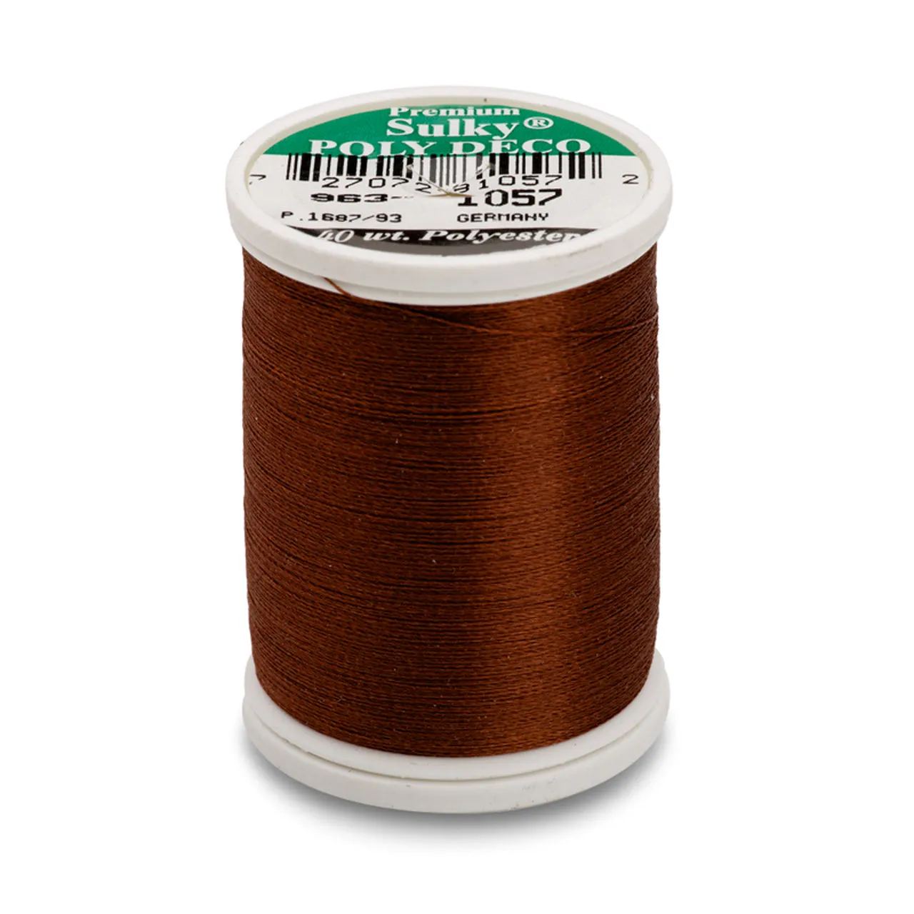 Sulky 40 Wt. Poly Deco Thread - Whites, Greys, Browns, Blacks, Other Dark Tones