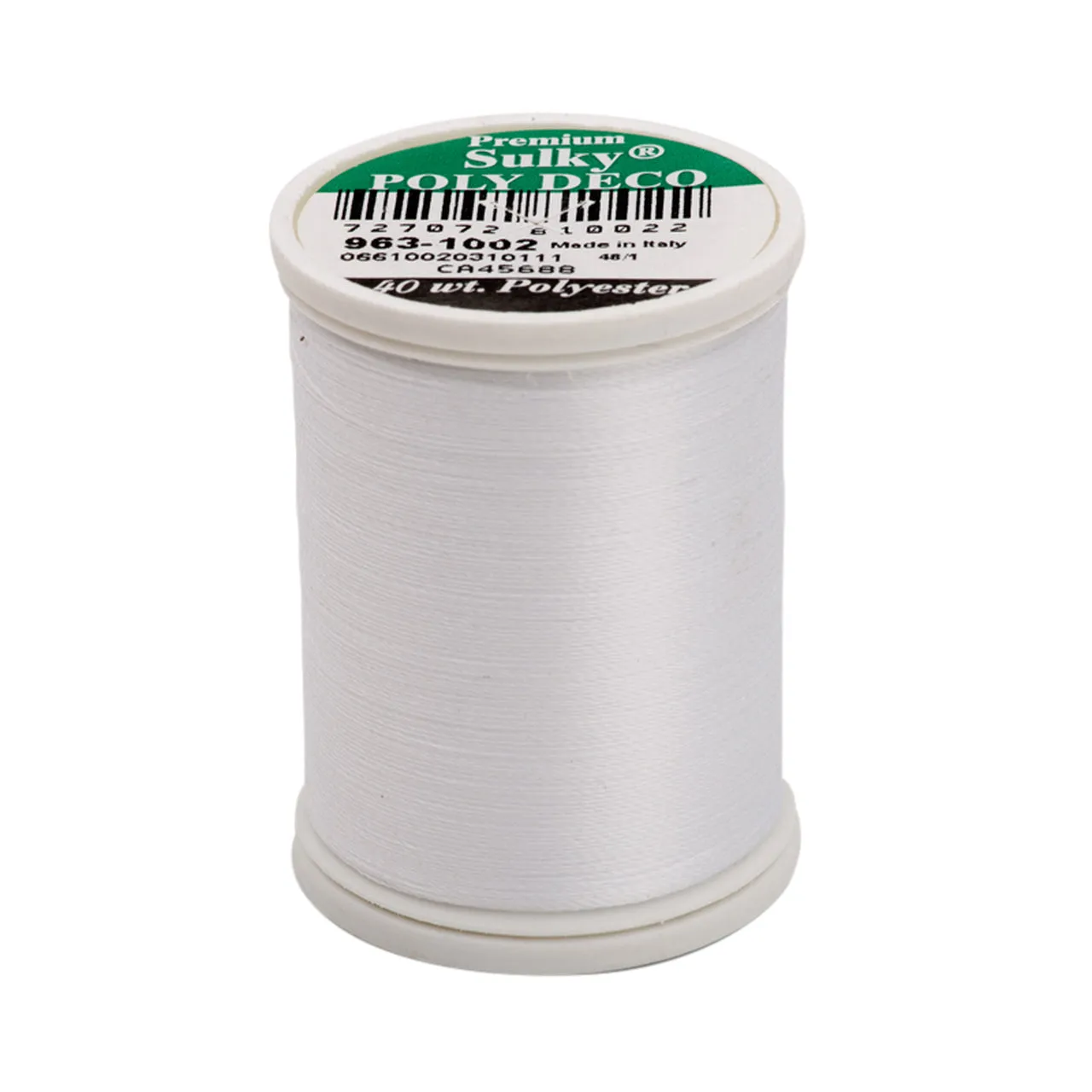 Sulky 40 Wt. Poly Deco Thread - Whites, Greys, Browns, Blacks, Other Dark Tones