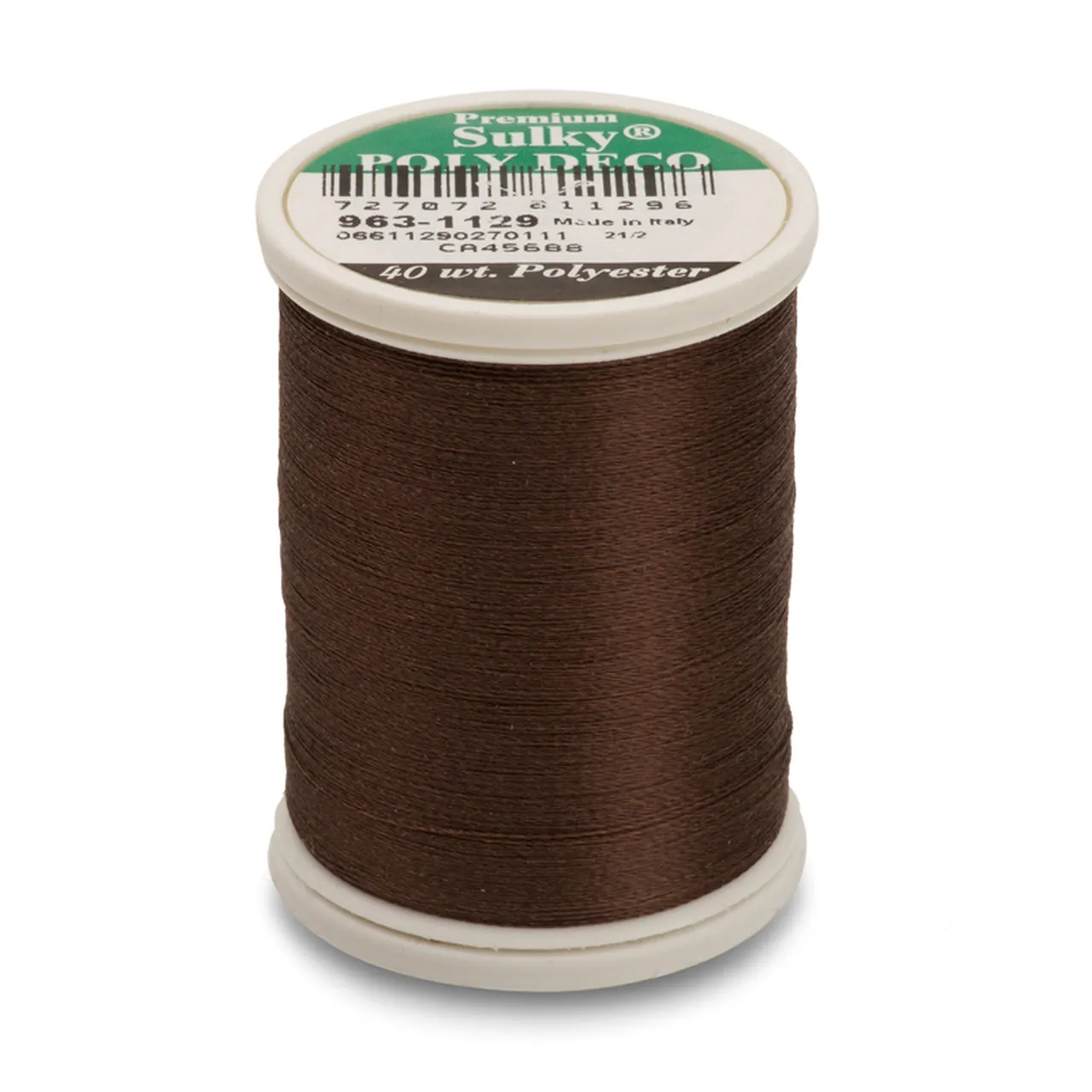 Sulky 40 Wt. Poly Deco Thread - Whites, Greys, Browns, Blacks, Other Dark Tones