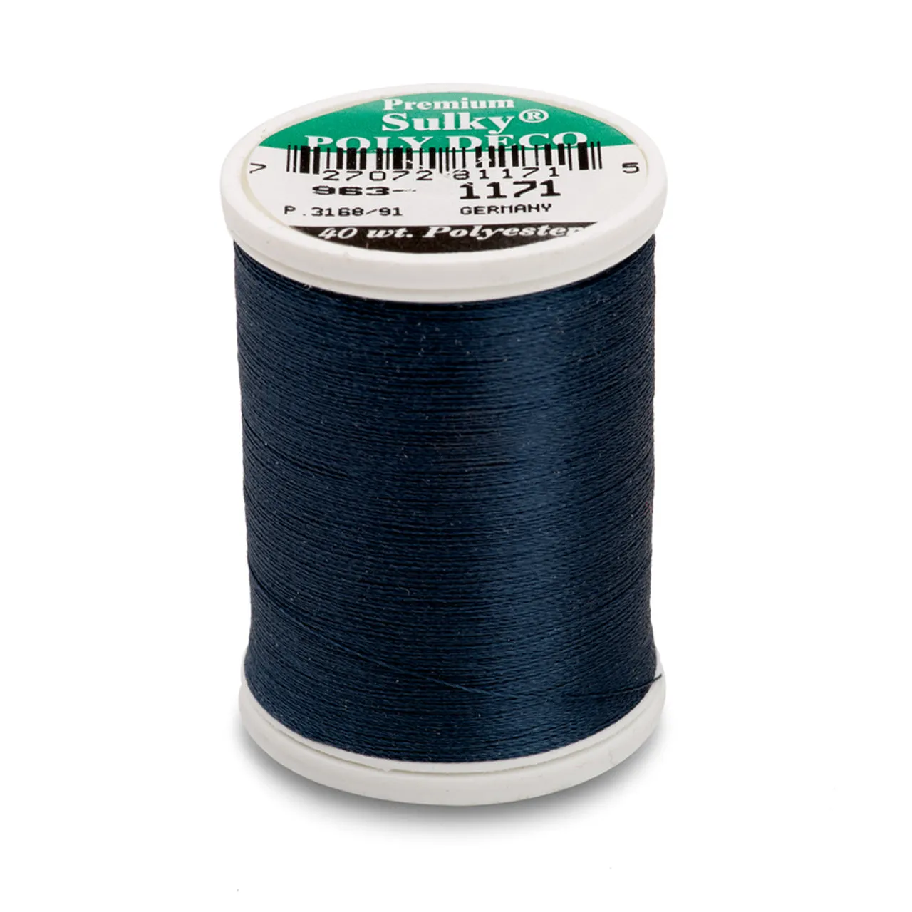 Sulky 40 Wt. Poly Deco Thread - Whites, Greys, Browns, Blacks, Other Dark Tones