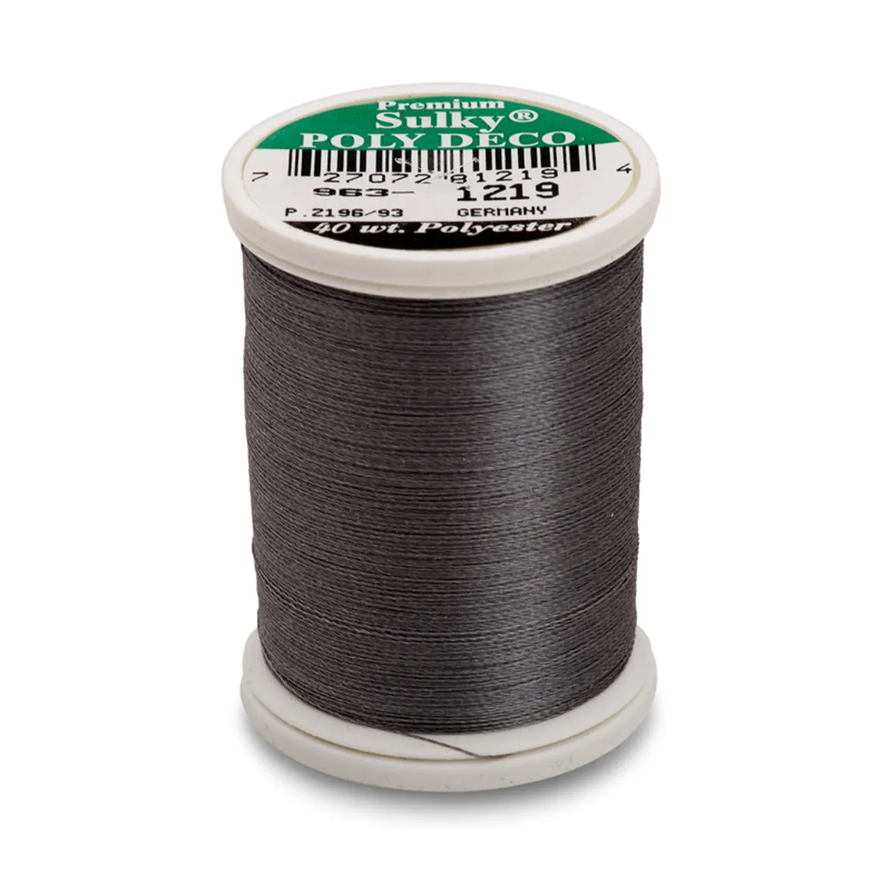 Sulky 40 Wt. Poly Deco Thread - Whites, Greys, Browns, Blacks, Other Dark Tones
