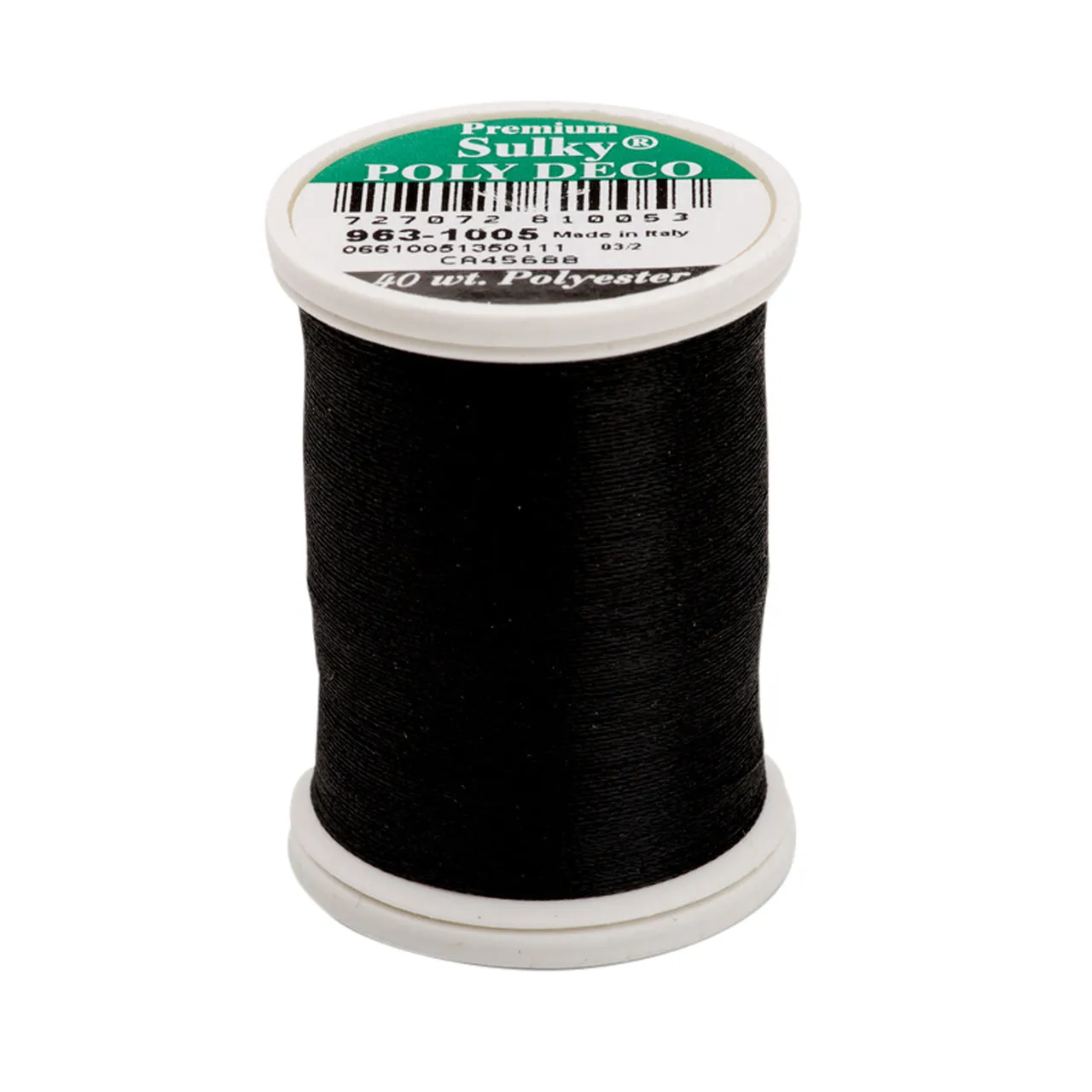 Sulky 40 Wt. Poly Deco Thread - Whites, Greys, Browns, Blacks, Other Dark Tones