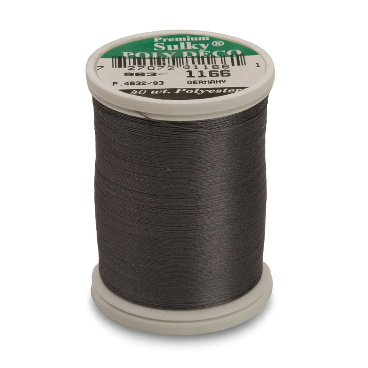 Sulky 40 Wt. Poly Deco Thread - Whites, Greys, Browns, Blacks, Other Dark Tones