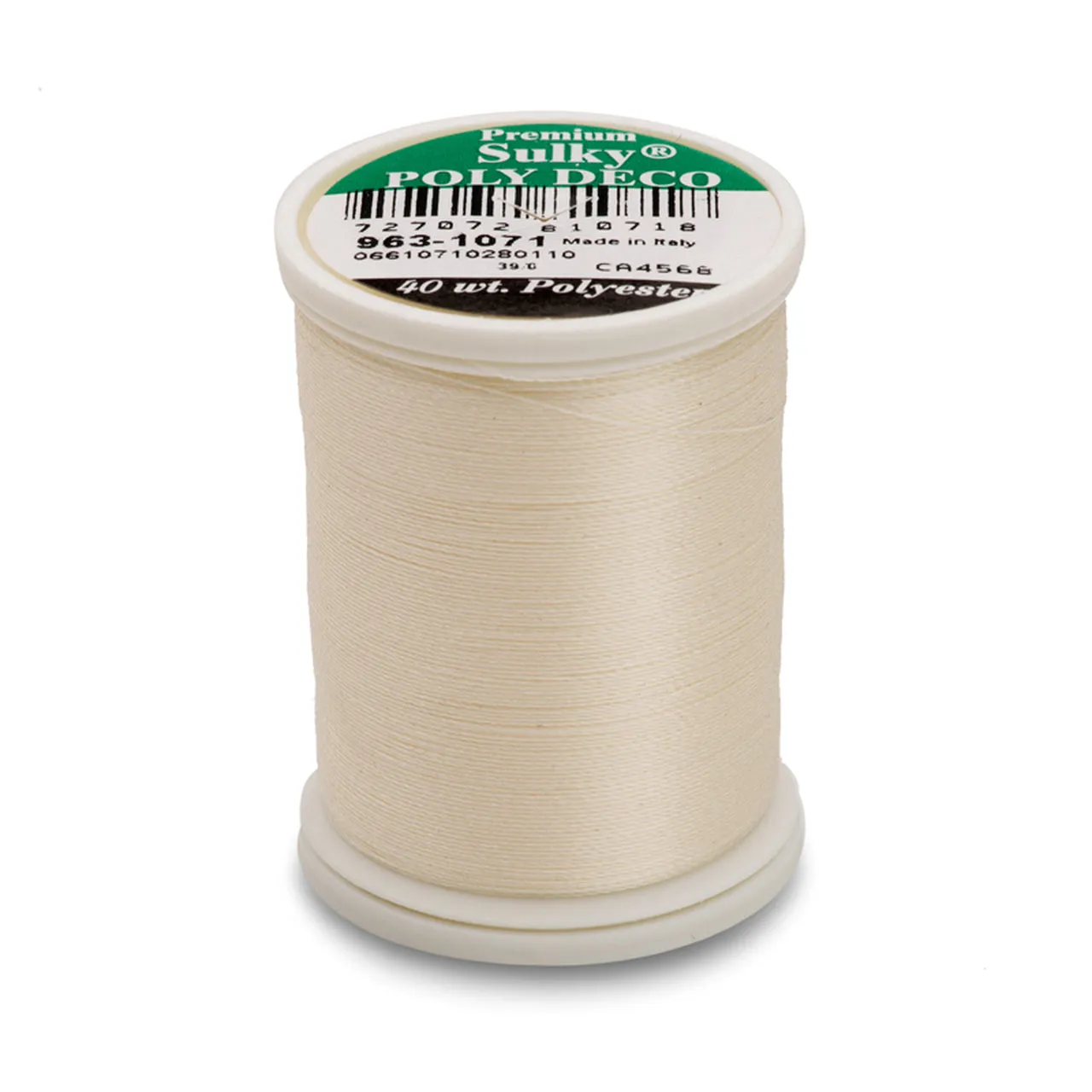 Sulky 40 Wt. Poly Deco Thread - Whites, Greys, Browns, Blacks, Other Dark Tones