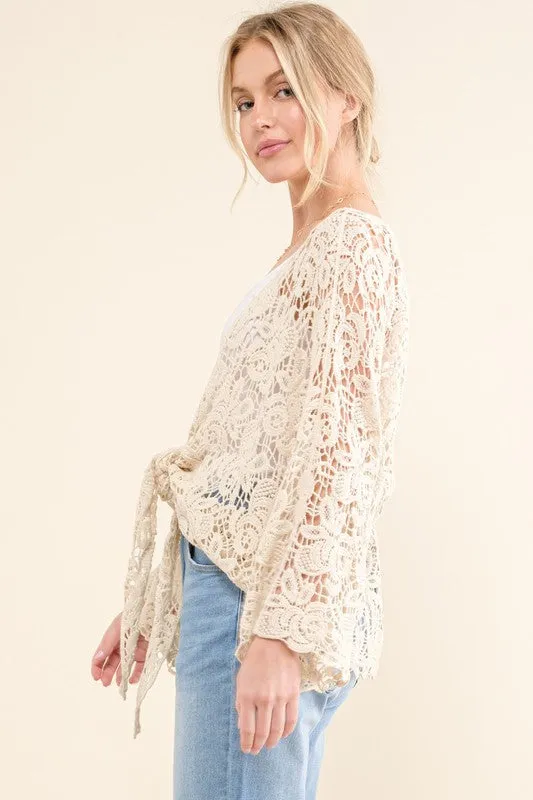 Summer Style Tie Front Top