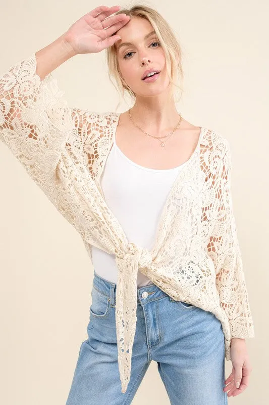 Summer Style Tie Front Top
