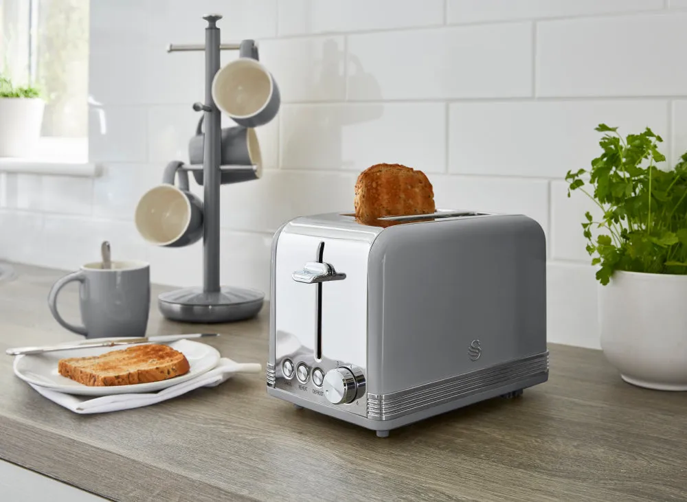 Swan 2 Slice Retro Toaster