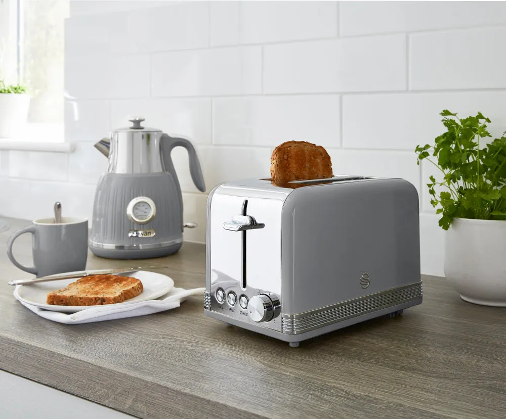 Swan 2 Slice Retro Toaster