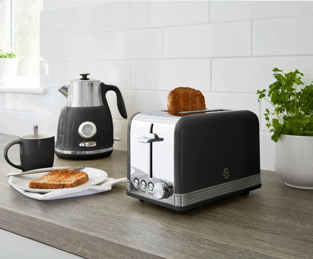 Swan 2 Slice Retro Toaster