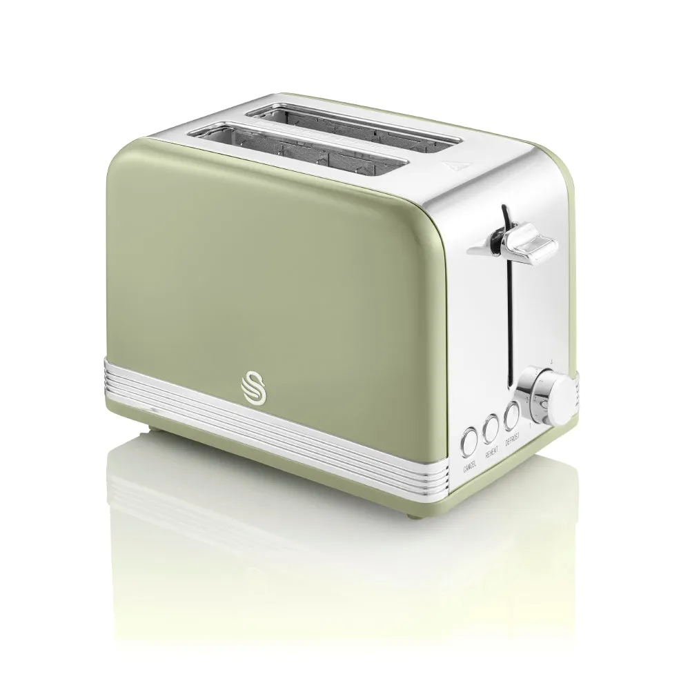 Swan 2 Slice Retro Toaster