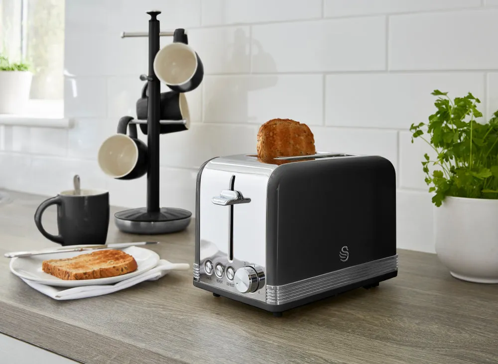 Swan 2 Slice Retro Toaster